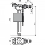 Впускний механізм ALCA PLAST A150-1/2