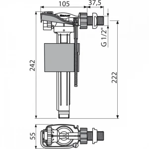 Впускний механізм ALCA PLAST A150-1/2