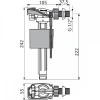 Впускной механизм ALCA PLAST A160-1/2 1/2