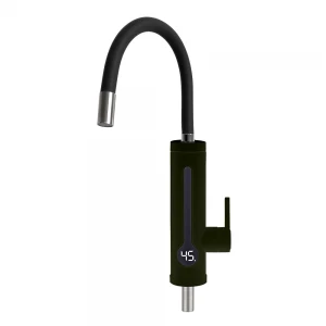 Проточник SDR-G18TR-Black багатор. термозапобіж. гнучкий вил.  (3,3 кВт + датчик темп.) {10/1}