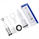 S2512 арматура спускна 1-кноп+функц. СТОП (ключ+кріплення+ прокладка) ITAL {30/1}