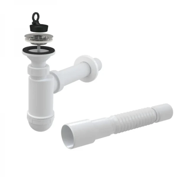 Сифон для умивальника ALCA PLAST A41+A795 1 1/4
