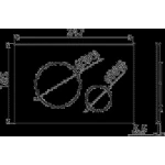 Кнопка змиву для інсталяції ALCA PLAST M671 хром