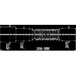 Гофра ALCA PLAST 40*40/50 регулируемая 385-835