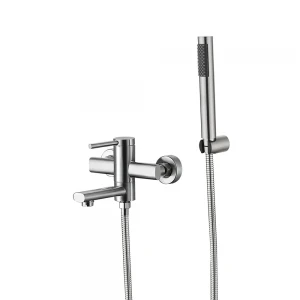 LIL3-18 ванна одноваж. корот. поворот. вилив нерж. сталь Ø35 (сатинl) {12/1}