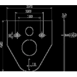 Звукоізоляційна плита ALCA PLAST M910 з приладдям для сифонів та трапів