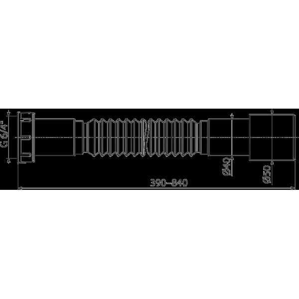 A770 Гофра 1 1/2*40/50 390-840 {100/90}