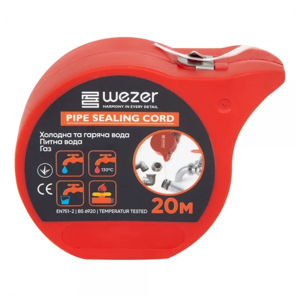 Ущільнююча нитка PRO 20 м нейлонова для гермет. різьб. з'єднань (TFW0001) {440/88}