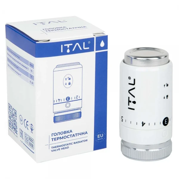 Термостатична головка біла ITAL IT0016-1