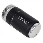 Термостатична головка чорна ITAL IT0016-2