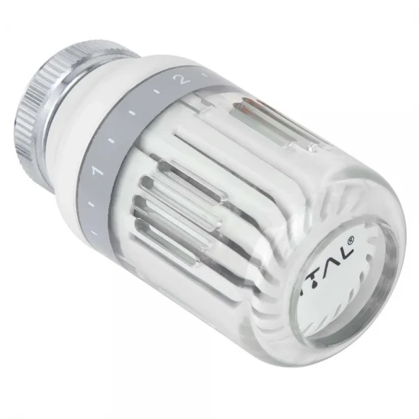 Термостатична головка біла/прозора ITAL IT0012-1