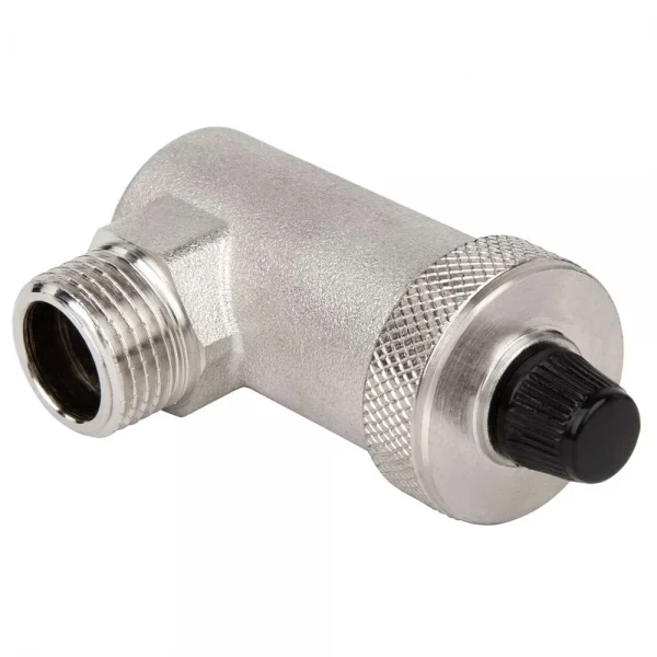 Повітровідвідник авто. ITAL кутовий нік. 1/2