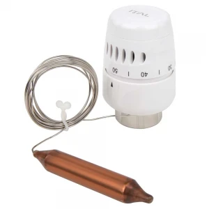 Термостат. головка з виносним датчиком 84мм 20-50*C Ø14мм ITAL (H5083){100}