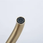 G1206-3 умивальник вбудований одноваж. кругл. вилив лат. Ø35(сатин золотий) {8/1}