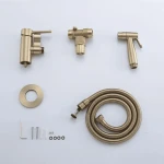 G7206-3 душ гігієн. вбуд. одноваж. лат. Ø35 (сатин золотий) {8/1}