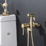 G7206-3 душ гігієн. вбуд. одноваж. лат. Ø35 (сатин золотий) {8/1}