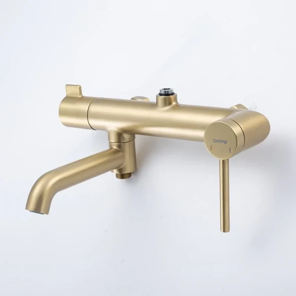 G2406-3 душ. система 3х функц. одноваж. лат. Ø35 (сатин золотий) {3/1}