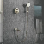 G7106-3 душ. система вбуд. 3х функц. одноваж. лат. Ø35 (сатин золотий) {3/1}