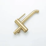 G3006-3 ванна підлоговий одноваж. лит. вилив лат. Ø35 (сатин золотий) {3/1}