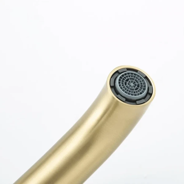 G3006-3 ванна підлоговий одноваж. лит. вилив лат. Ø35 (сатин золотий) {3/1}