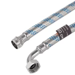 Шланг антивібраційний кутовий WEZER  50см Ø1