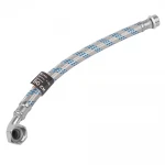 Шланг антивібраційний кутовий WEZER  80см Ø1