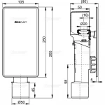 AKS4 Сифон для збору конденсату під штукатурку