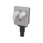 APS6 Сифон для пральної та посудомийної машинки (Ø19 та Ø23 мм)