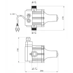 Автомат прес-контроль1.1кВт FORWATER HS-10 {1}