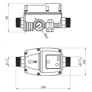Автомат прес-контроль 1,1кВт FORWATER HS-15 {1}