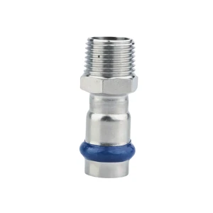 Кутник довгий ASG INOX тип V press steel ЗЗ ф 42х1 1/2
