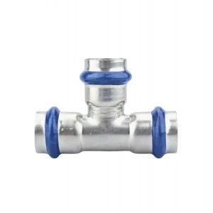 Трійник ASG INOX тип V press steel ф 76,1 мм