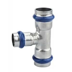 Трійник редукційний ASG INOX тип M press steel ф 76,1х22 мм