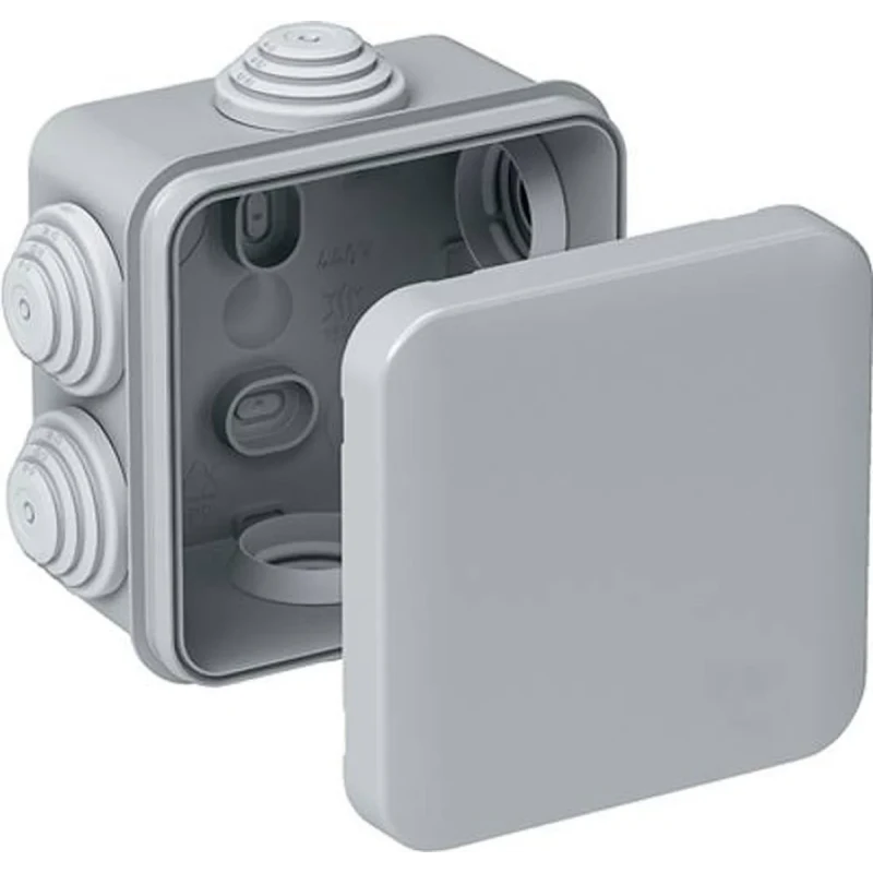 Коробка розподільча герметична зовнішня квадратна NEOMAX 70х70x35 мм NX1049