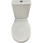Унітаз-компакт PEARL PRIMA безобідковий з поліпропіленовим сидінням Soft-Close
