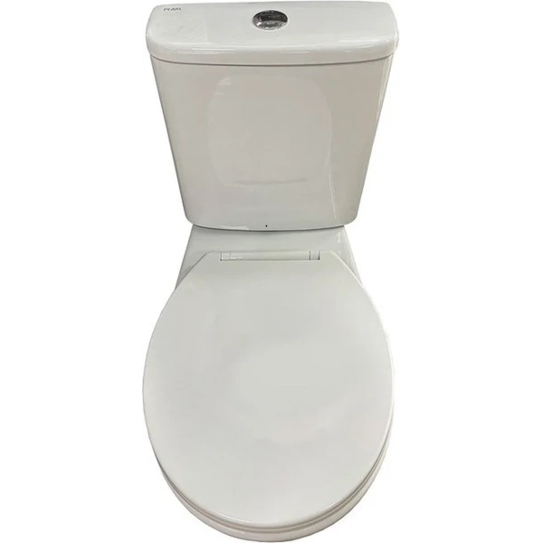 Унітаз-компакт PEARL PRIMA безобідковий з поліпропіленовим сидінням Soft-Close