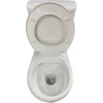 Унітаз-компакт PEARL PRIMA безобідковий з поліпропіленовим сидінням Soft-Close