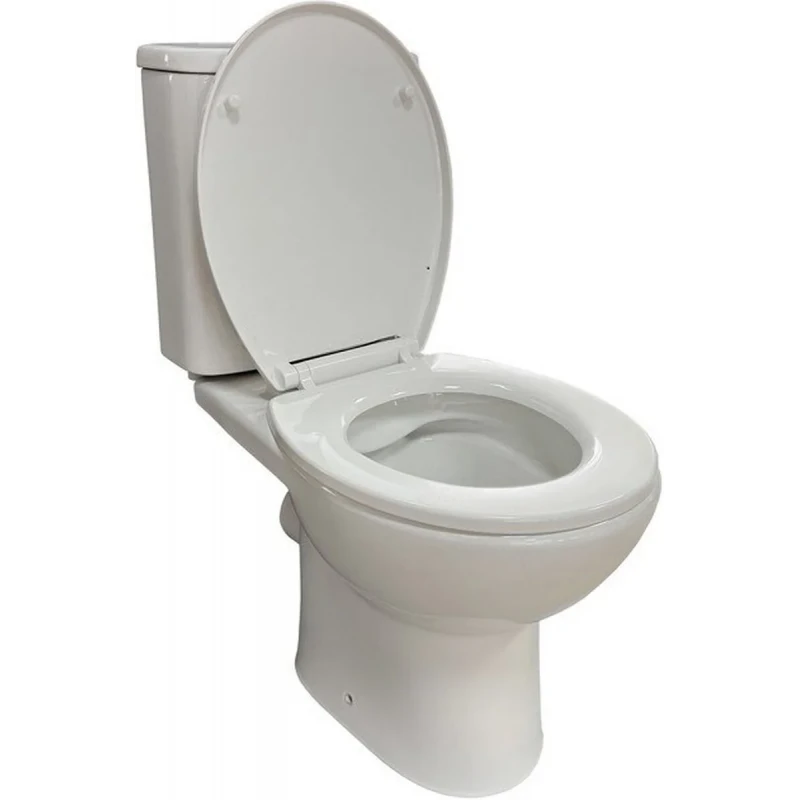 Унітаз-компакт PEARL PRIMA безобідковий з поліпропіленовим сидінням Soft-Close