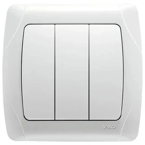 Вимикач VIKO Carmen 3 клавіші 90561068