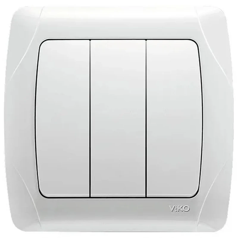 Вимикач VIKO Carmen 3 клавіші 90561068