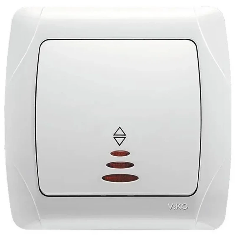 Вимикач VIKO Carmen 1 клавиша з підсвіткою 90561063