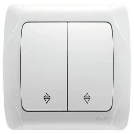 Вимикач VIKO Carmen 2 клавіши 90561017