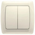 Вимикач VIKO Carmen 2 клавіши 90562002