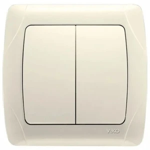 Вимикач VIKO Carmen 2 клавіши 90562002