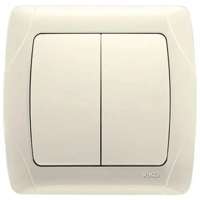 Вимикач VIKO Carmen 2 клавіши 90562002