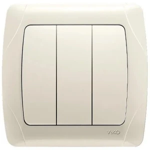 Вимикач VIKO Carmen 3 клавіши 90562068