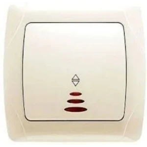 Вимикач VIKO Carmen 1 клавіша з підсвіткою 90562063