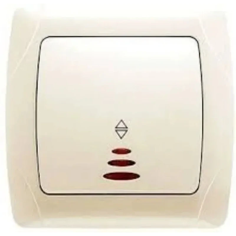 Вимикач VIKO Carmen 1 клавіша з підсвіткою 90562063