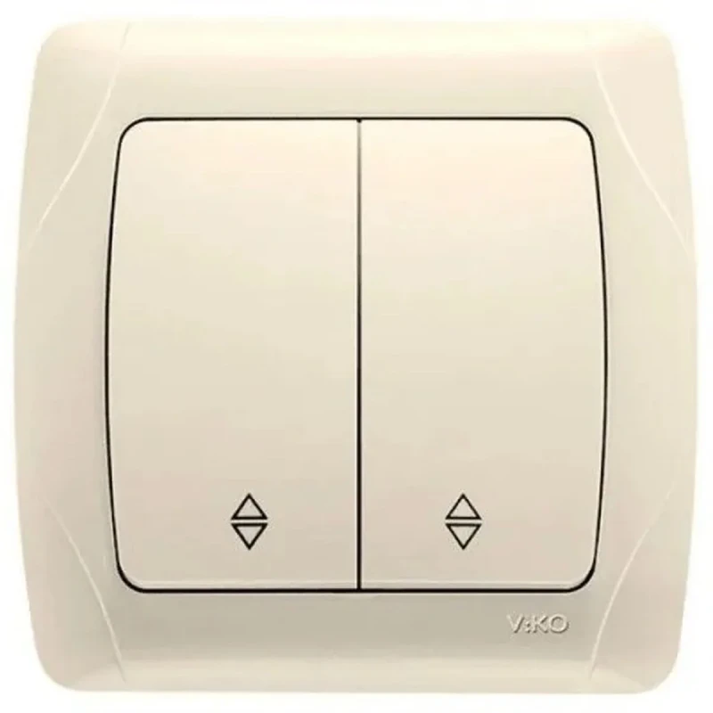 Вимикач VIKO Carmen 2 клавіші 90562017