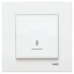 Вимикач VIKO Karre 1 клавиша з підсвіткою 90960063
